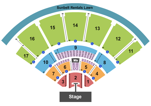 The MidFlorida Credit Union Amphitheatre Mötley Crüe Seating Chart